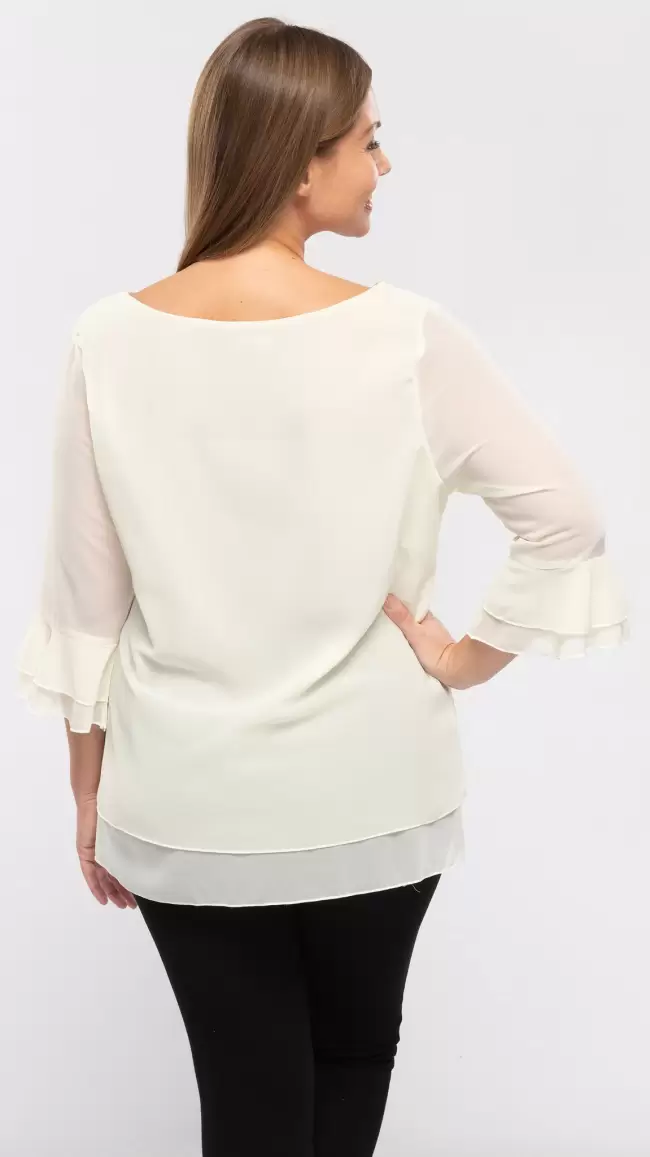 Women's Soft Layered Top - Image 2