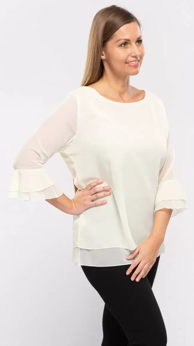 Women's Soft Layered Top - Image 3