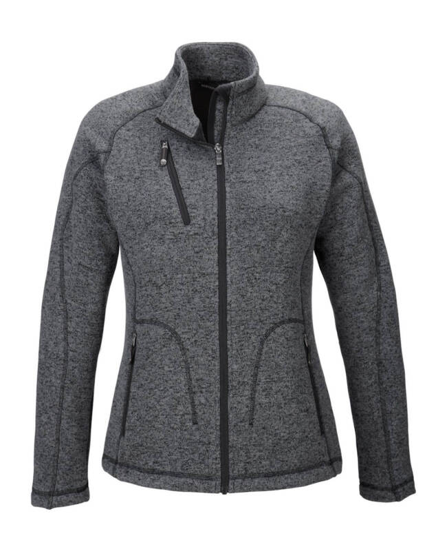 Ladies Peak Knit Fleece Jacket