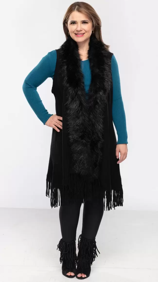 Women's Faux Fur Cover-up