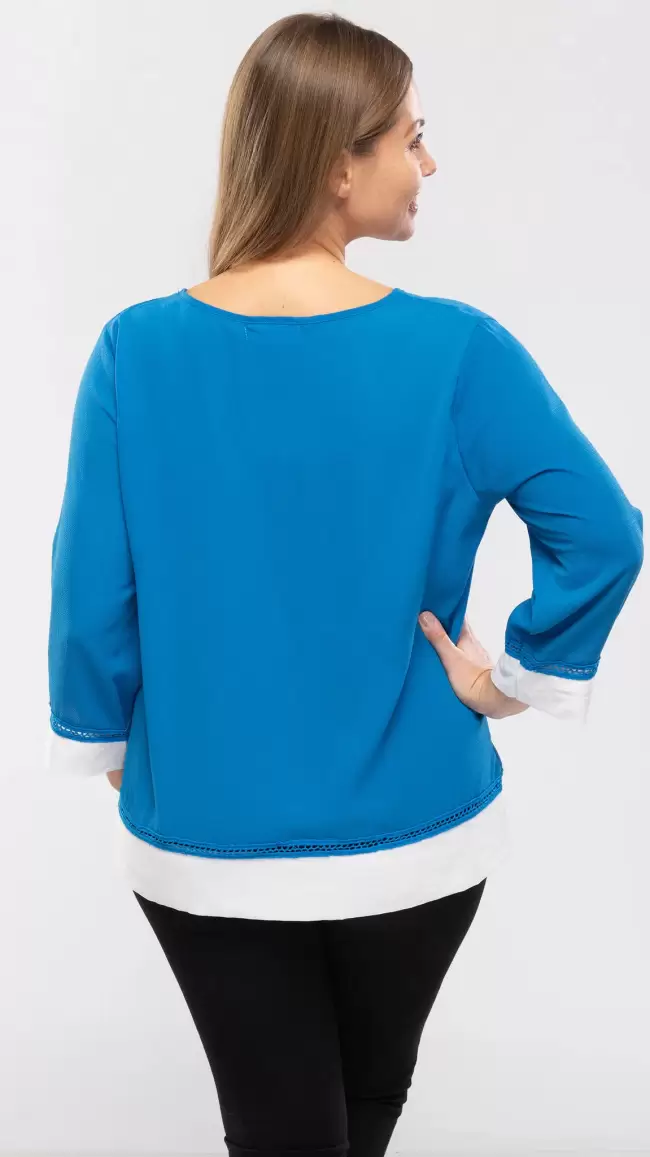 Women's Smart Two-Tone Top - Image 3