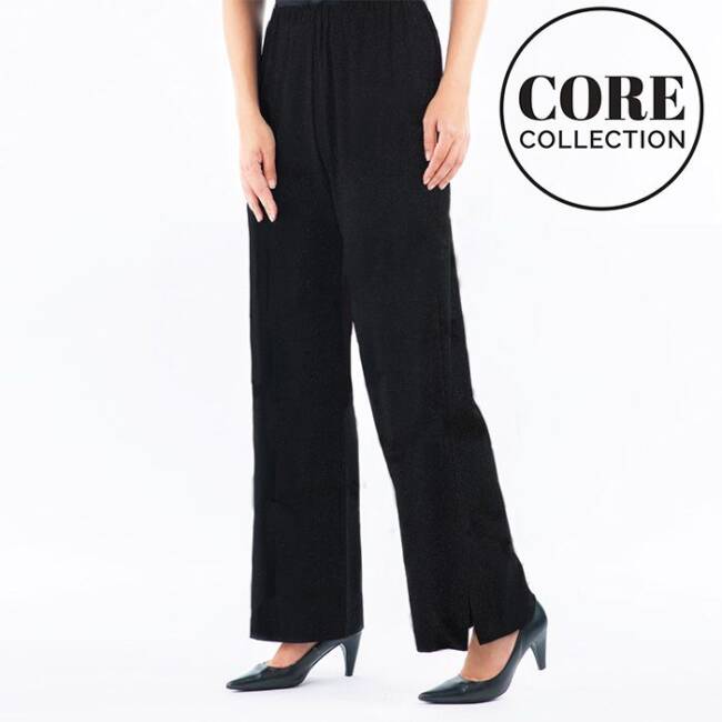 Elastic-Waist Palazzo Pant